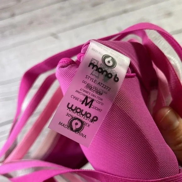 Mono B Pink Sports Bra - Picture 6 of 10
